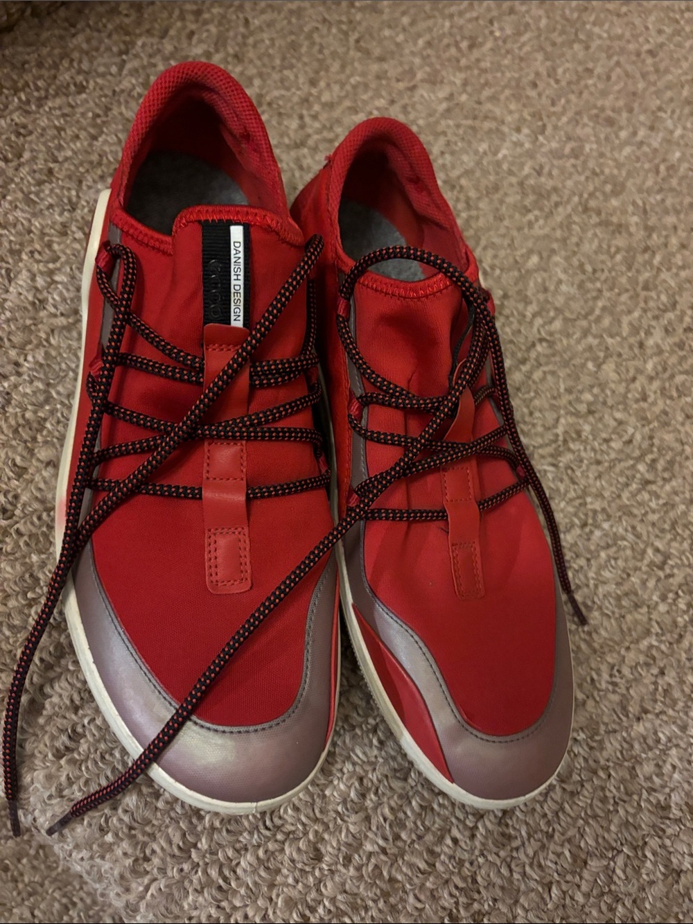 All Birds Men's Red Athletic Sneakers Size 42